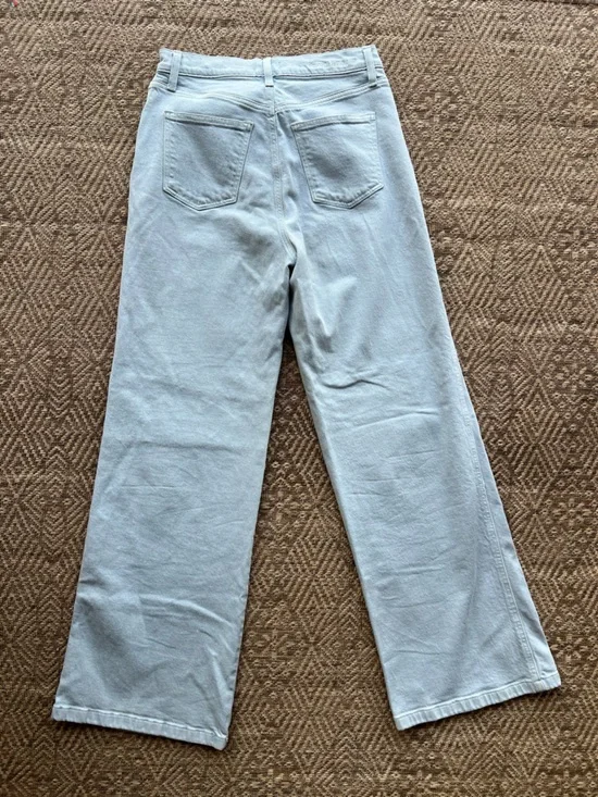 Favorite Daughter The Masha Coastal Jeans Light Blue Womens Size 28 Wide Leg - Picture 11 of 12